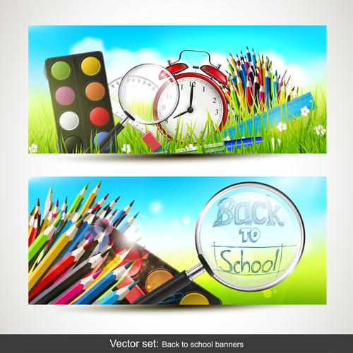 Back to school banner creative 03 school creative banner   