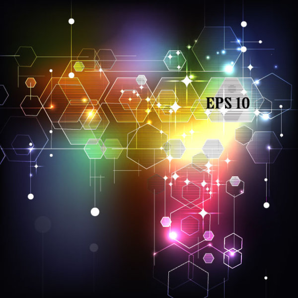 Abstract Shiny elements vector background art 01 shiny elements element abstract   