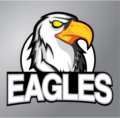 Eagles logo vector material 01 logo eagles   