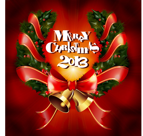 2013 Merry Christmas elements vector material set 03 material elements element christmas 2013   