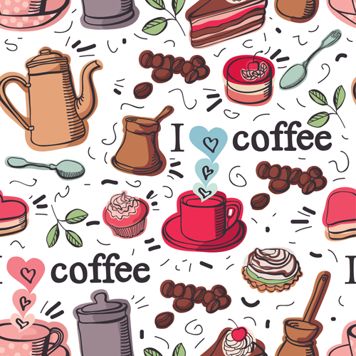 Coffee Object design elements vector material 01 object material elements element coffee   