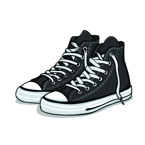 Creative low shoe vector graphics 04 vector graphics shoe low creative   