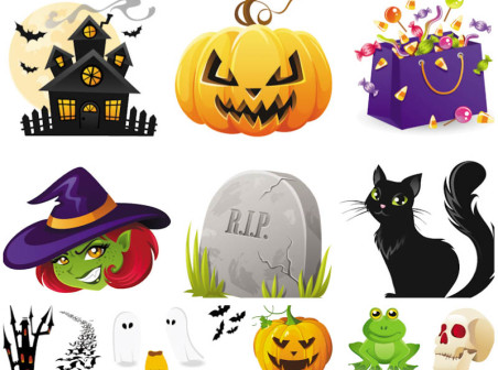 Halloween illustrations vector vector illustrations halloween   