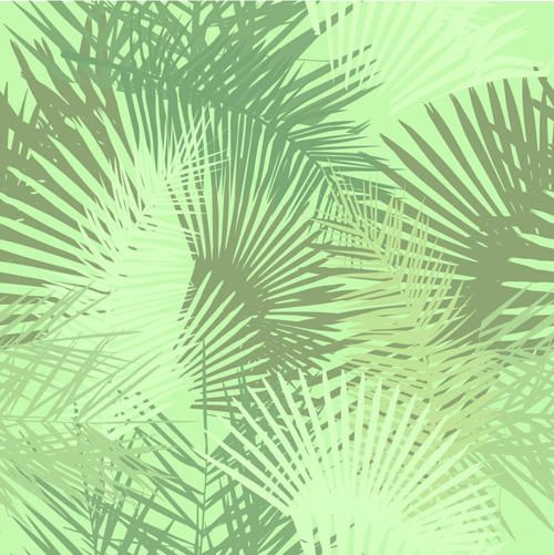 Tropical plant leaves seamless pattern vector 01 tropical seamless plant pattern leaves   