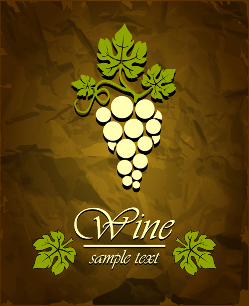 Wine vintage background vector set 04 wine vintage background vector background   