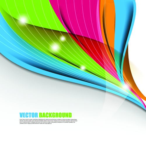 Color wave vector background art 03 wave vector wave color   