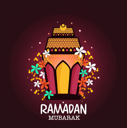 Background ramadan mubarak vector design set 06 ramadan Mubarak background   