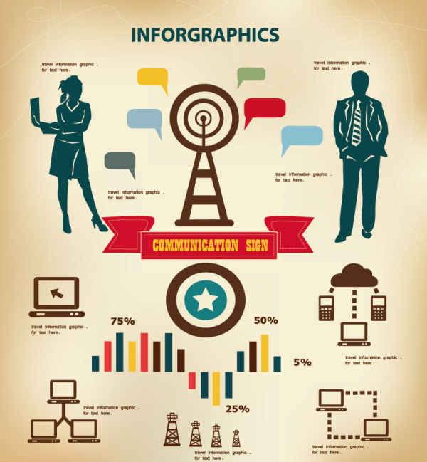 Business People with Business infographics design vector 03 people infographics infographic business   