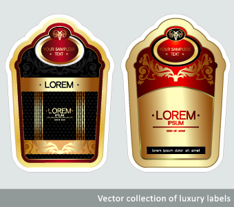 Luxury Vintage label vector 04 vintage luxury label   