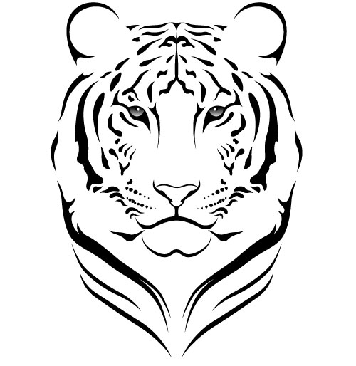 Set of Tiger vector picture art 15 tiger   