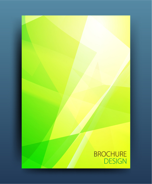 Magazine or brochure colored abstract cover vector 03 magazine cover colored brochure abstract   