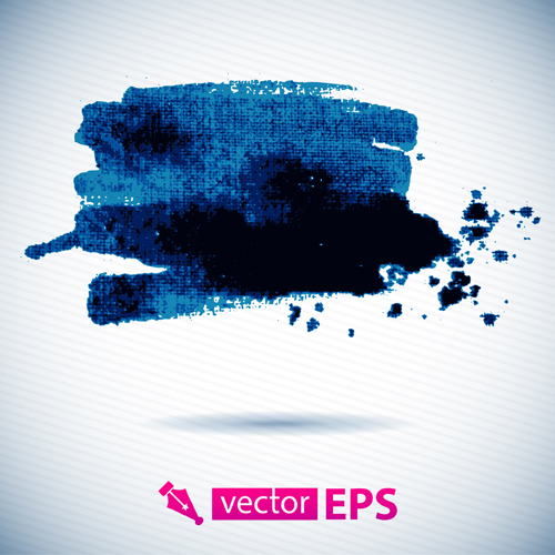 Vector blue watercolor stains background 06 watercolor stains blue background   