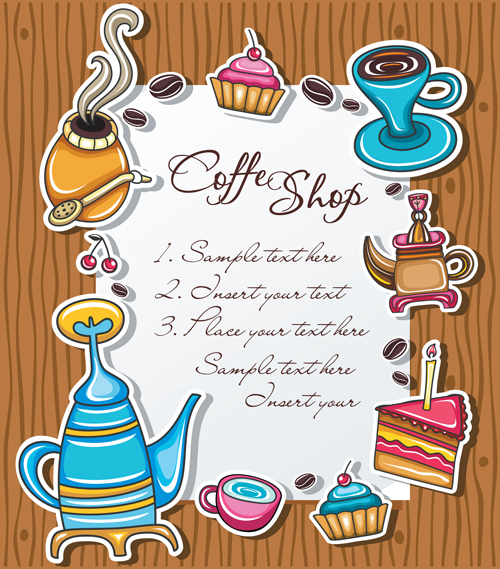 Coffee Object design elements vector material 03 object elements element coffee   