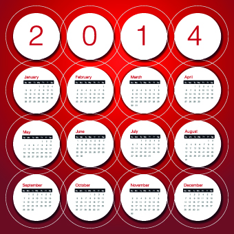 Calendar 2014 vector huge collection 93 Huge collection collection calendar 2014   