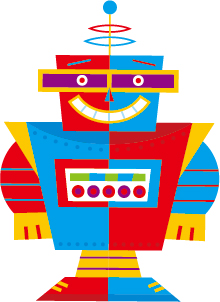 Cute cartoon robot colored vector set 01 robot cute cartoon cute colored cartoon   