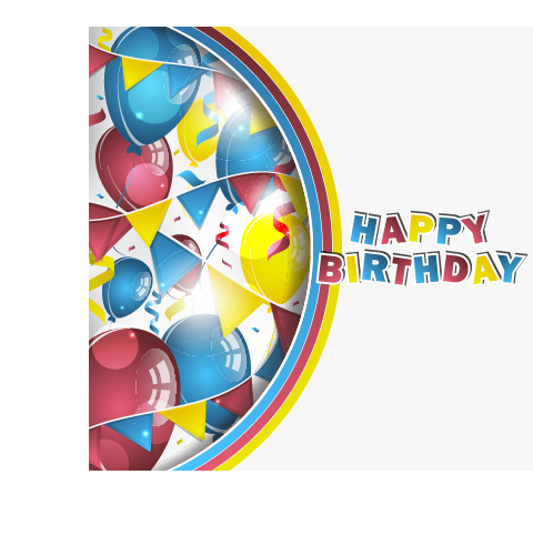 Colored balloons with confetti happy birthday background happy birthday confetti colored birthday balloons background   