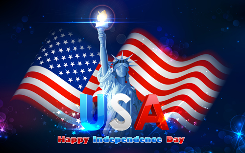 Happy independence day design vectors 01 Independence Day happy   