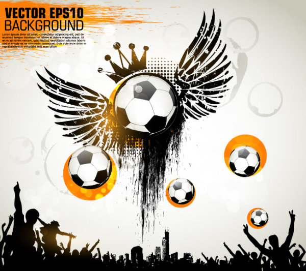 Football theme Poster vector 04 poster football   