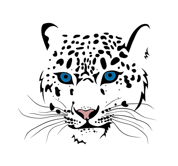Set of Cheetah vector picture art 13 cheetah   