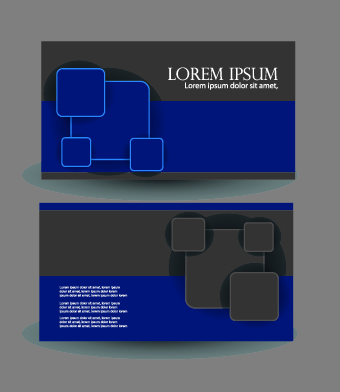 Blue Style Business cards design vector 01 style business cards business card business blue   