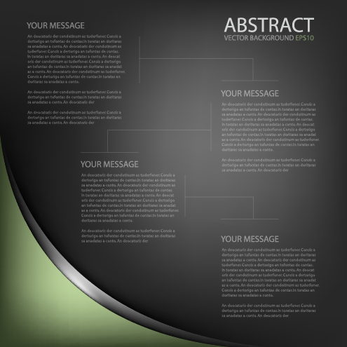 Black style business template background 03 business template business black   