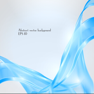 Dynamic transparent blue ribbon vector background 01 transparent ribbon dynamic blue   