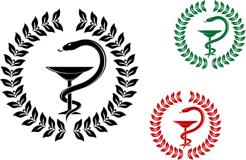 Vector Snake symbol design elements 02 symbol snake element design elements   