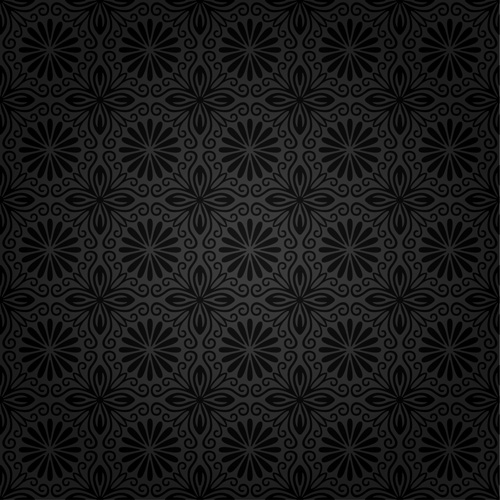 Dark ornate floral seamless pattern vector 03 seamless pattern vector ornate floral   