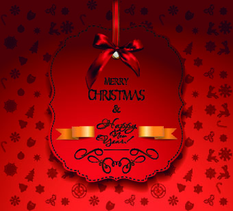 Shiny 2014 Christmas red background vector 04 shiny red background christmas backgrounds background vector background   