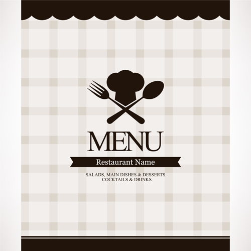 Modern restaurant menu design graphic set 05 restaurant modern menu   