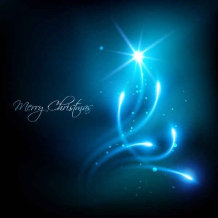 Shiny light christmas art background vector gorgeous christmas background   