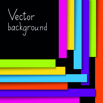 Colored Paper strips vector background 01 Vector Background strip paper colored background   
