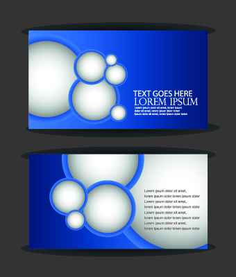 Blue Style Business cards design vector 05 style business cards business card business blue   