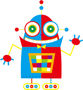 Cute cartoon robot colored vector set 03 robot colored cartoon   