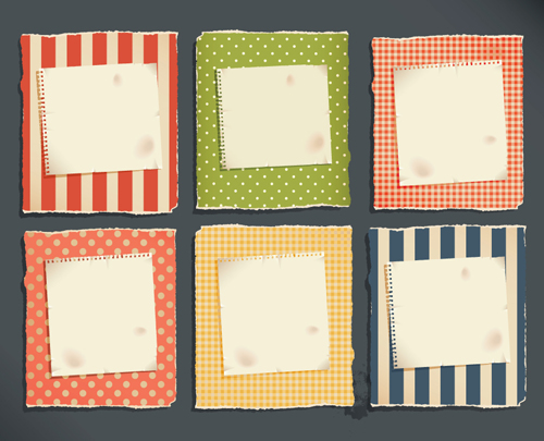Grunge Object label paper vector 03 paper object label grunge   