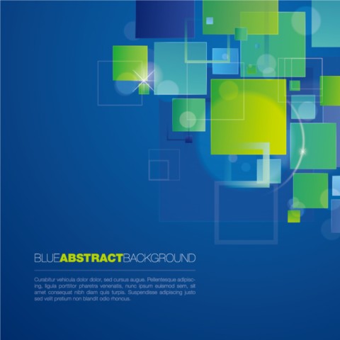 Abstract blue square background vector square blue abstract   
