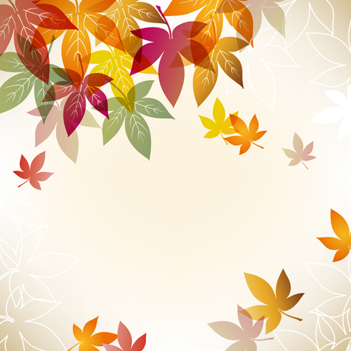 Autumn Beautiful leaves theme background vector 05 leaves leave beautiful autumn   