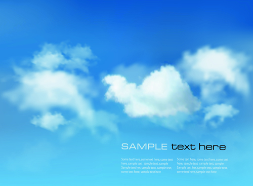 White Clouds with Blue Sky vector 05 white clouds white sky clouds blue   