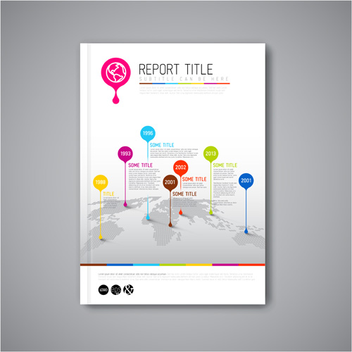 Abstract brochure cover vecto template 02 template cover brochure abstract   