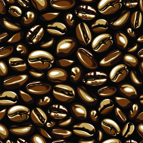 Set of Dark Coffee vector background 05 dark coffee   