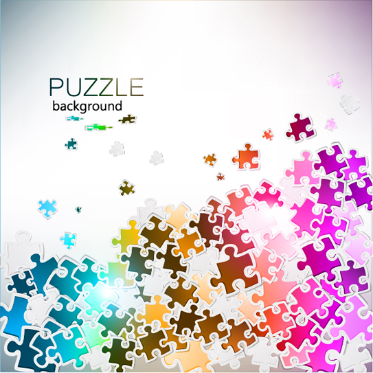 Shiny puzzle background vector 03 shiny puzzle background vector background   