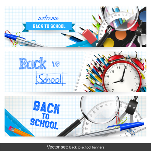 Back to school banner creative 01 school creative banner   