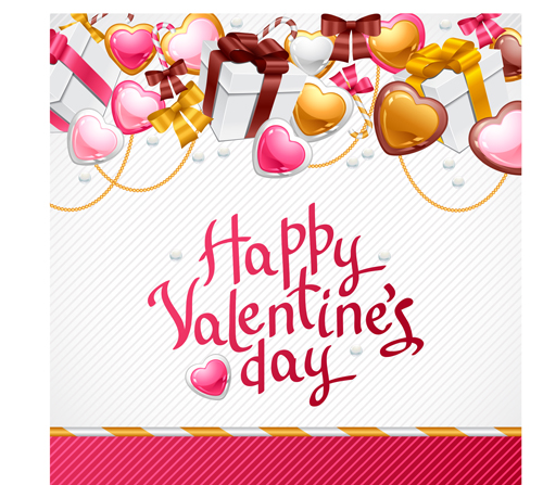 Sweet Valentine cards design vector 03 Valentine sweet cards card   