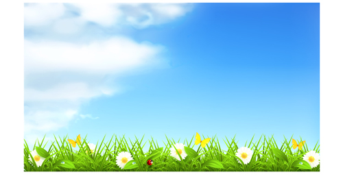 Blue sky with nature vector background vector 01 Vector Background sky nature blue background vector background   