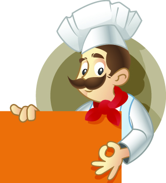 Cute chef illustration vector set 05 illustration cute chef   