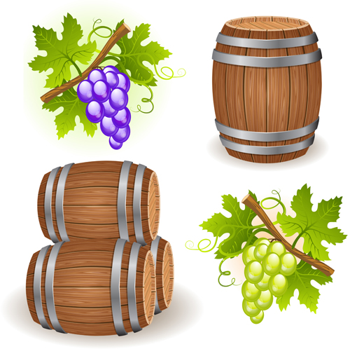 Wine barrels vector 02 wine barrels barrel   