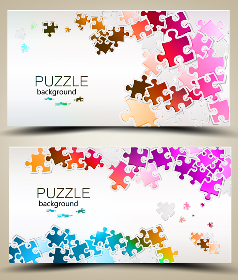 Shiny puzzle background vector 02 shiny puzzle background vector background   