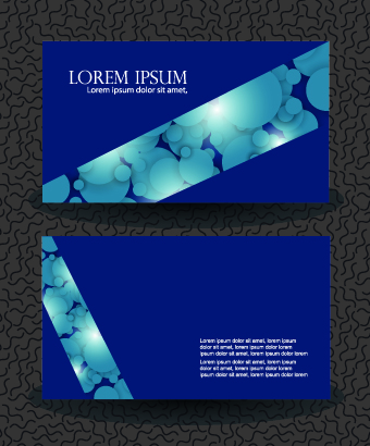 Blue Style Business cards design vector 04 style business cards business card business blue   