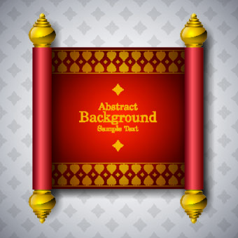 Arabic style scroll background vector 02 style scroll background vector background arabic   