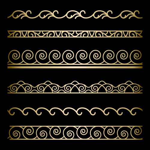 Ornate golden borders ornament vector 02 ornament golden borders border   